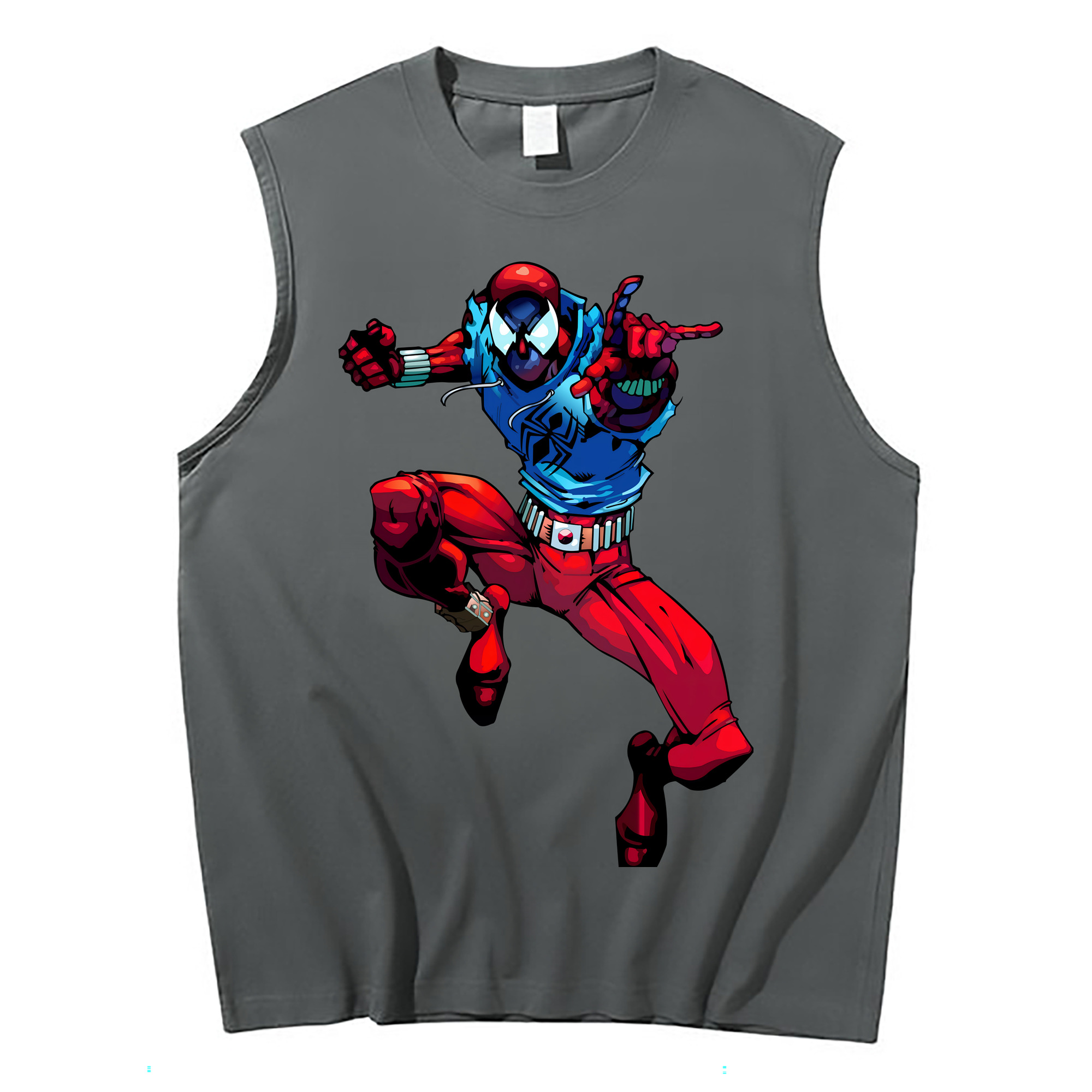 Spider Man スパイダーマン コットン100％タンクトップ（フロントプリント）